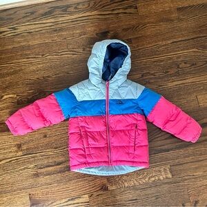LL Bean’s Down Jacket, Colorblock 4T